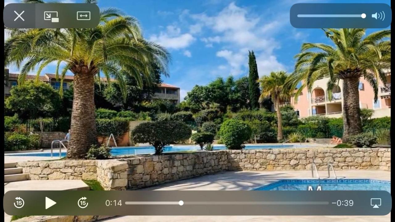 2P Terrasse Vue Piscine Et Jardin Tropical La Croix Valmer 外观 照片